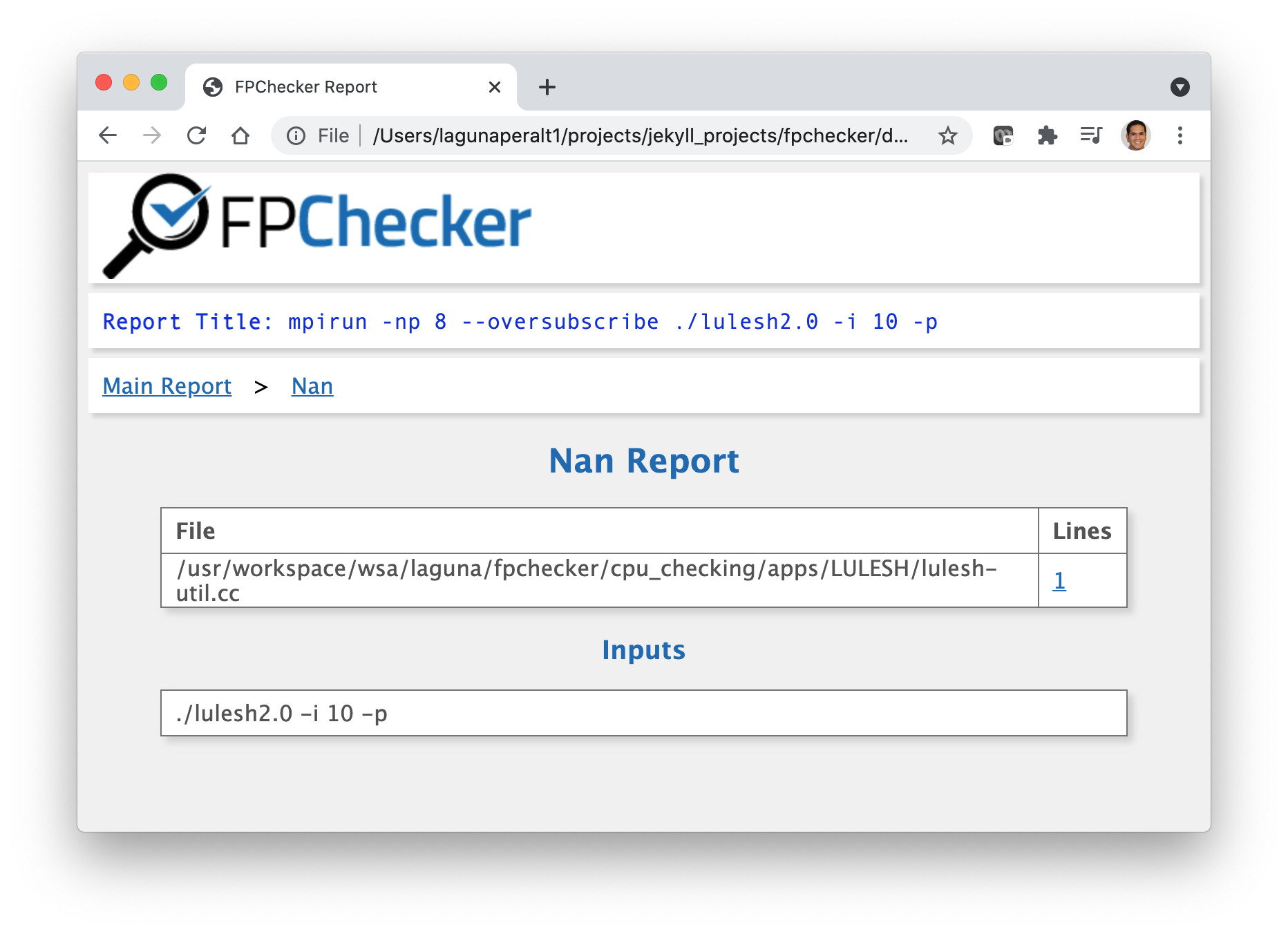 fpchecker